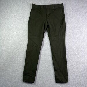 Banana Republic Curvy Sloan Slim Pant‎ Women's 0 Flat Front Slacks Mistletoe